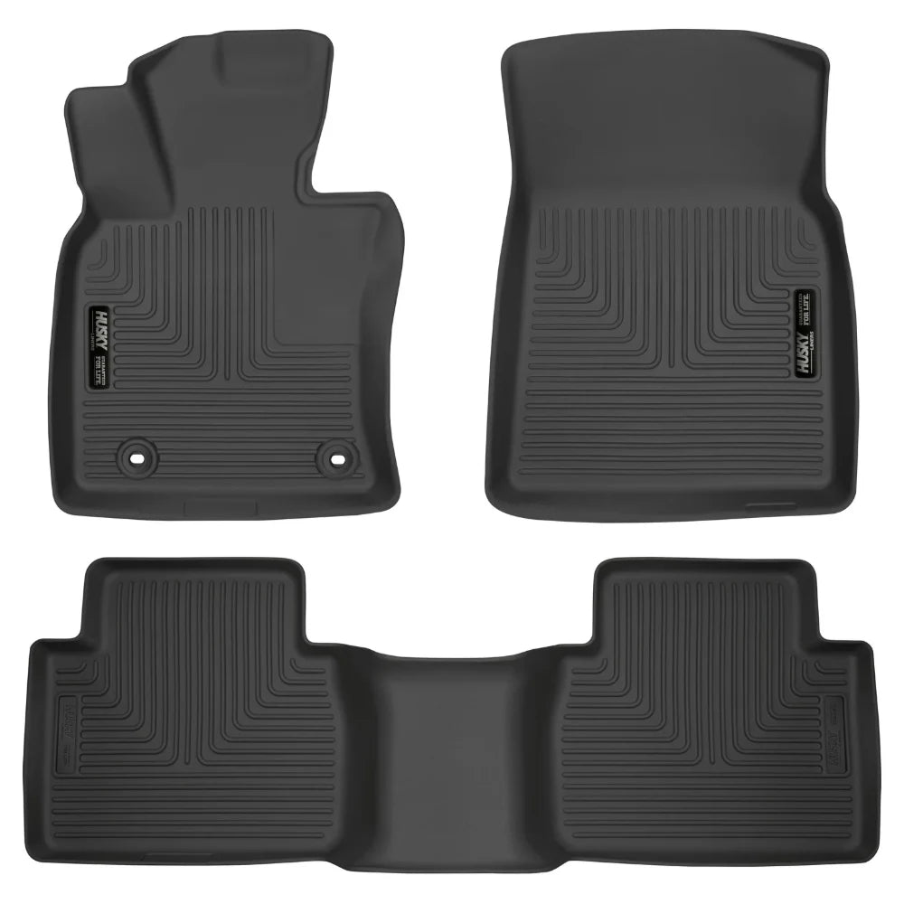 Husky Liners 2018 Toyota Camry Weatherbeater Black Front & 2nd Seat Floor Liners - Husky Liners HSL95731