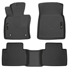 Load image into Gallery viewer, Husky Liners 2018 Toyota Camry Weatherbeater Black Front &amp; 2nd Seat Floor Liners - Husky Liners HSL95731