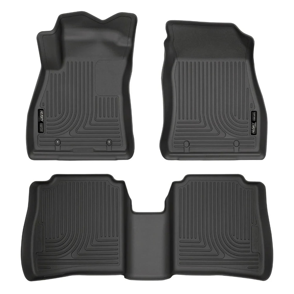 Husky Liners 14-18 Nissan Sentra Weatherbeater Black Front & 2nd Seat Floor Liners - Husky Liners HSL95631