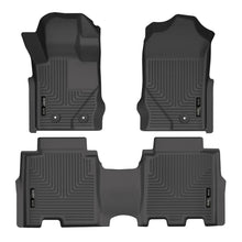 Load image into Gallery viewer, Husky Liners 2021 Ford Bronco 4 Door Weatherbeater Front &amp; 2nd Seat Floor Liners - Black - Husky Liners HSL95301