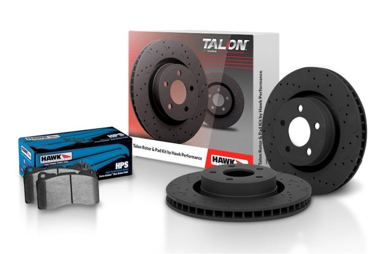HAWKHKC4235.508F-HAWK Talon Rotors-Brake Rotors - Slot & Drilled-Hawk Performance