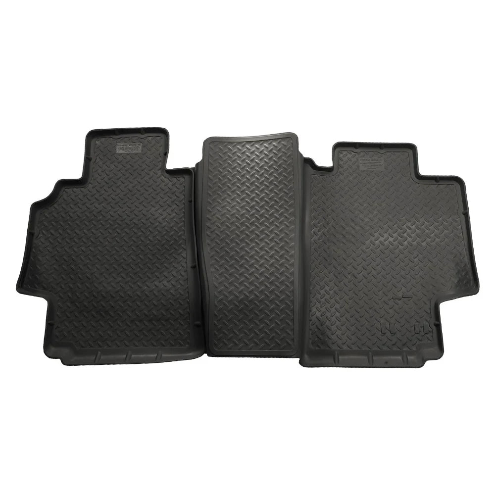 Husky Liners 98-01 Dodge Ram 1500/2500/3500 Quad Cab Classic Style 2nd Row Black Floor Liners - Husky Liners HSL61711