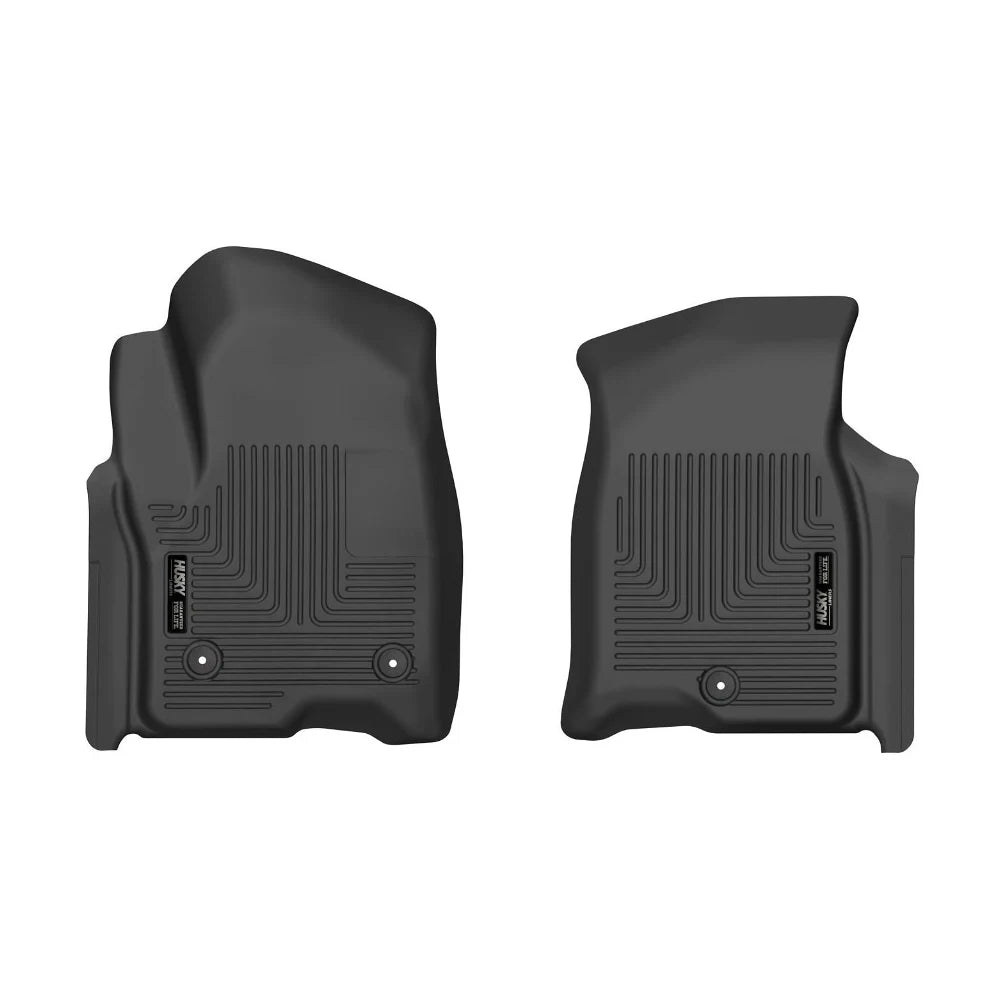 Husky Liners 21-23 Chevy Tahoe / 21-23 Cadillac Escalade X-Act Contour Black Front Seat Floor Liners - Husky Liners HSL55861