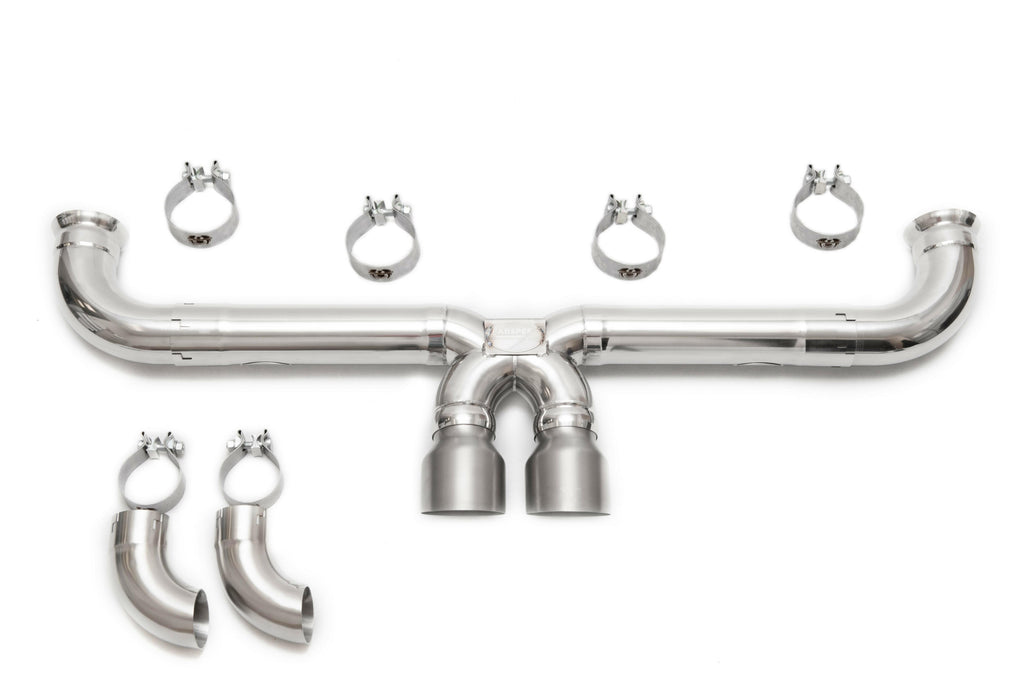 FS.POR.991GT3.CRX.BR-Fabspeed Porsche 991 GT3 / GT3 RS Catback Competition Race X-Pipe (2014-2016)-Fabspeed Motorsport