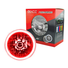 Load image into Gallery viewer, Oracle Pre-Installed Lights 7 IN. Sealed Beam - Red Halo-Headlights-ORACLE Lighting
