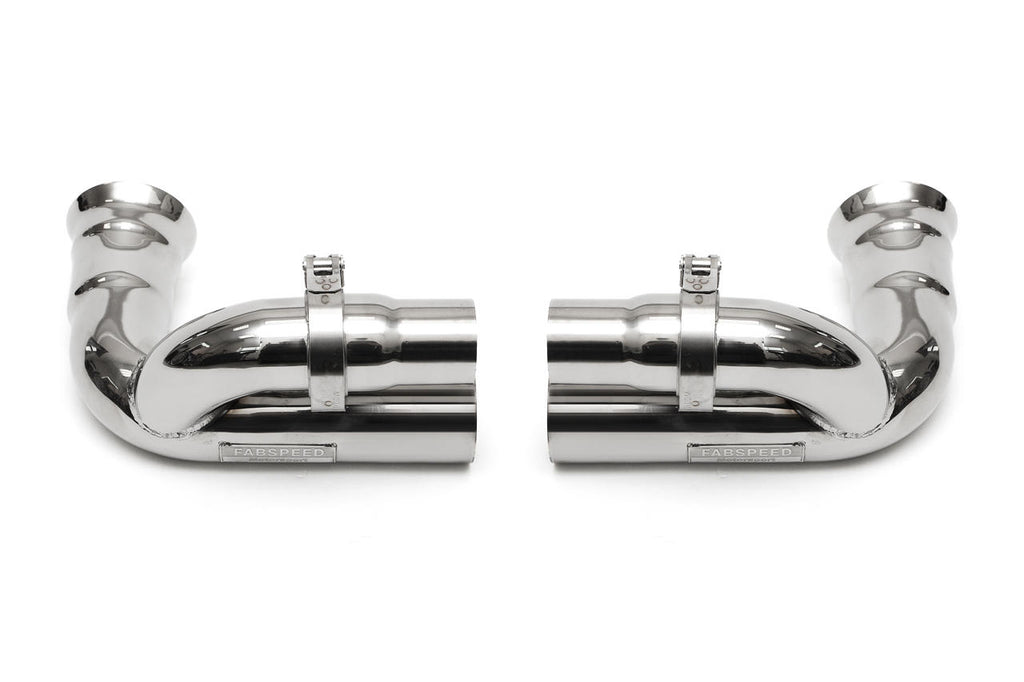 FS.POR.9972GT3.SMB-Fabspeed Porsche 997.2 GT3 / GT3 RS Side Muffler Bypass Pipes (2010-2011)-Fabspeed Motorsport