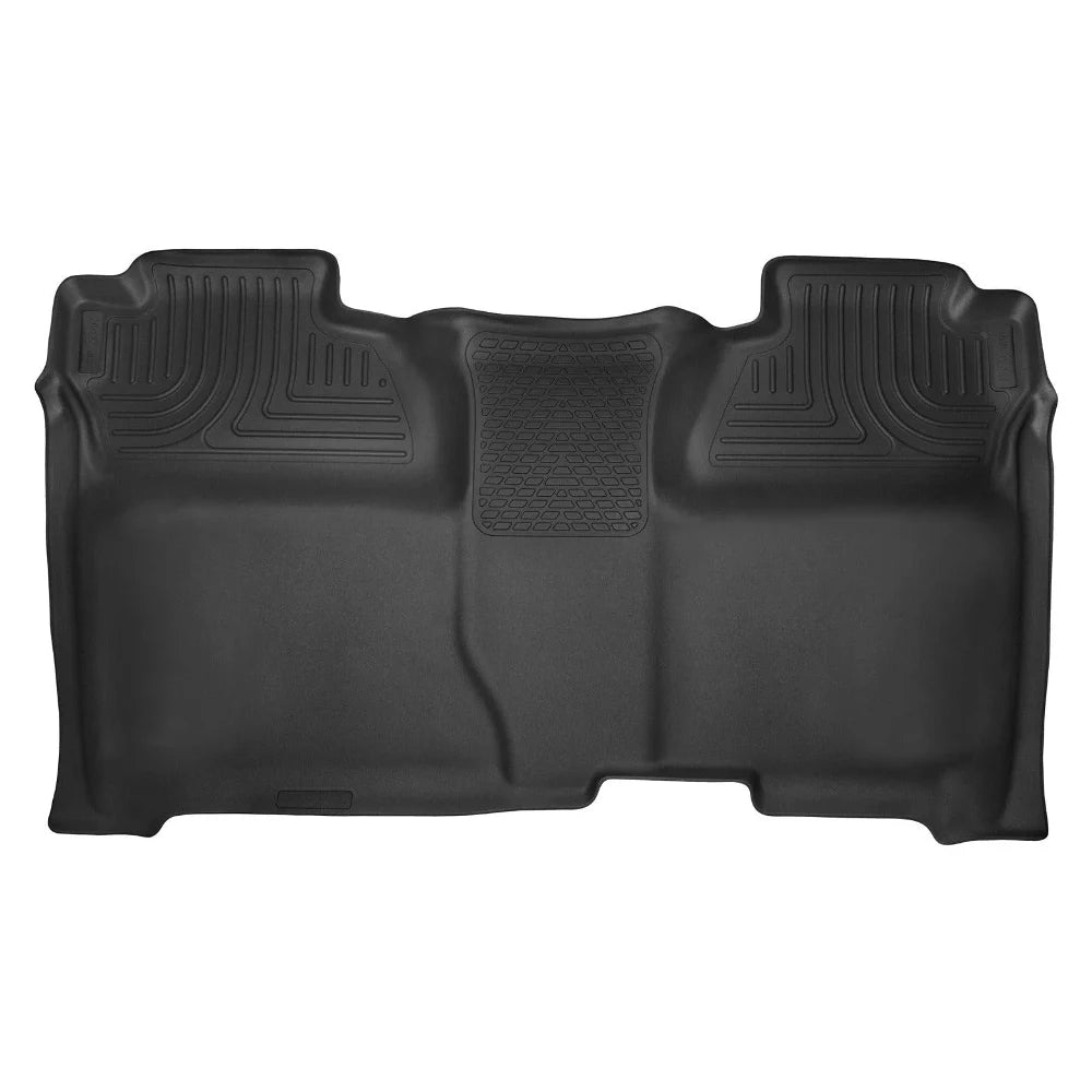 Husky Liners 14-15 Chevy Silverado Crew Cab X-Act Contour Black 2nd Row Floor Liners - Husky Liners HSL53901