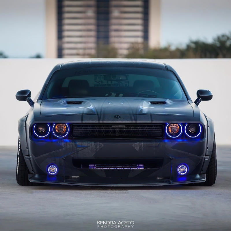 Oracle 08-14 Dodge Challenger Dynamic Surface Mount Headlight/Fog Light Halo Kit COMBO - ColorSHIFT-Fog Lights-ORACLE Lighting