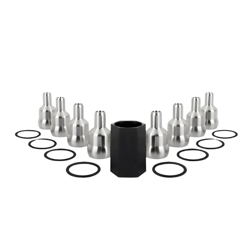 MISMMOR-F2D-03-Mishimoto 04.5-07 Ford 6.0L High Pressure Oil Rail Ball Tubes-Oil Line Kits-Mishimoto