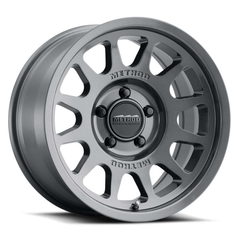 MRWMR70379060812N-Method MR703 17x9 / -12mm Offset / 106.25mm Bore / 6x5.5 BP / 4.8in BS - Gloss Titanium Wheel-Wheels - Cast-Method Wheels
