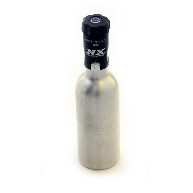 -Nitrous Express 3.5oz Mini-Bottle w/Motorcycle Valve (2 Dia x 7.33 Tall)-Nitrous Bottles-Nitrous Express