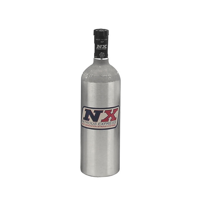 -Nitrous Express 1.4lb Bottle w/Motorcycle Valve (3.2 Dia x 11.38 Tall)-Nitrous Bottles-Nitrous Express