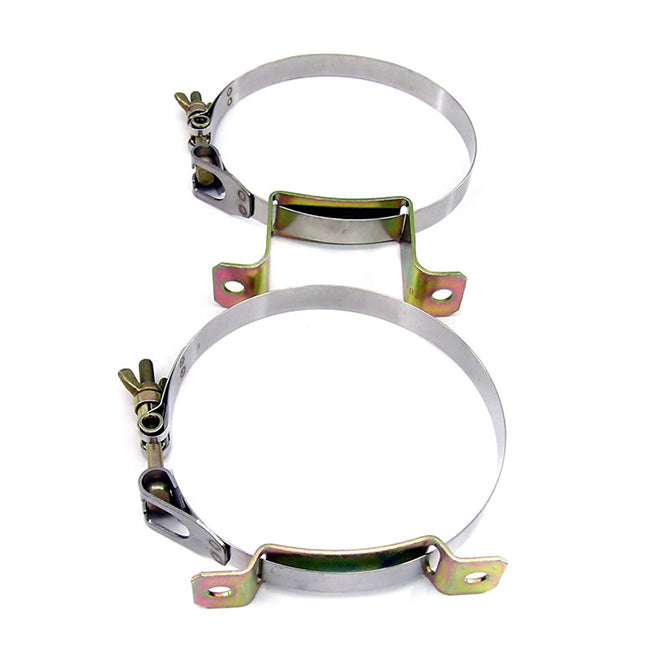 -Nitrous Express Stainless Steel Bottle Brackets for 10lb/15lb Aluminum Bottles-Nitrous Bottle Accessories-Nitrous Express