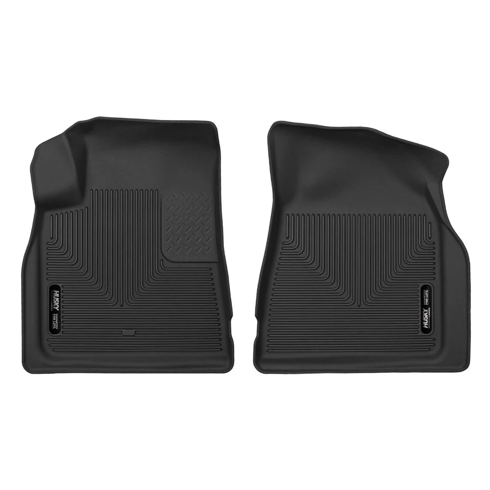 Husky Liners 08-15 Buick Enclave / 07-15 GMC Acadia X-Act Contour Black Front Seat Floor Liners - Husky Liners HSL53141