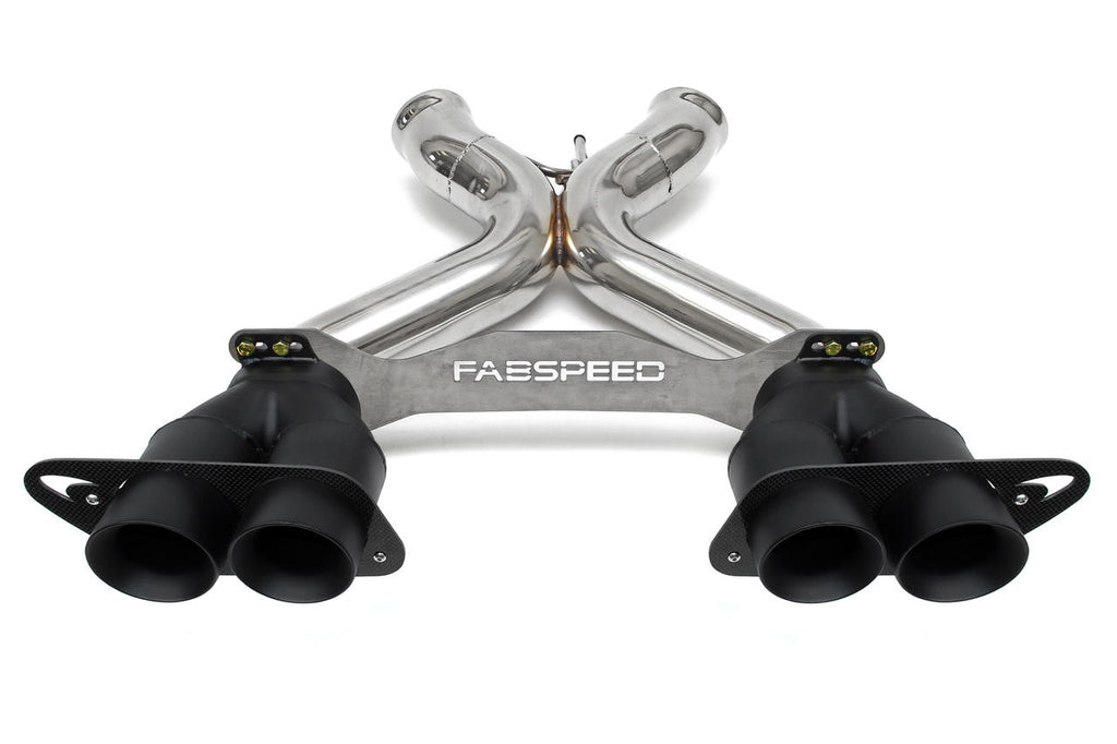 FS.MCL.650S.SSXQB-Fabspeed McLaren 650S Supersport X-Pipe Exhaust System-Fabspeed Motorsport