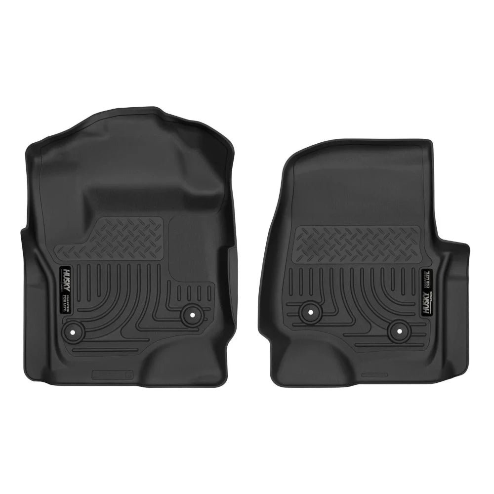 Husky Liners 2017 Ford F250 Crew Cab Vinyl X-Act Contour Black Floor Liners - Husky Liners HSL52731