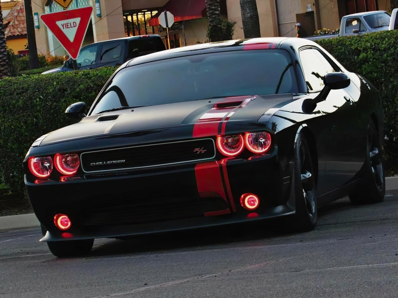 Oracle 08-14 Dodge Challenger Dynamic Surface Mount Headlight/Fog Light Halo Kit COMBO - ColorSHIFT-Fog Lights-ORACLE Lighting