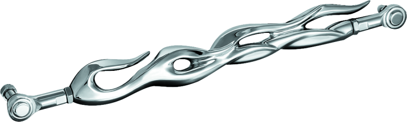 KUR1072-Kuryakyn Flame Shift Linkage Chrome-Shifter Cable-Kuryakyn