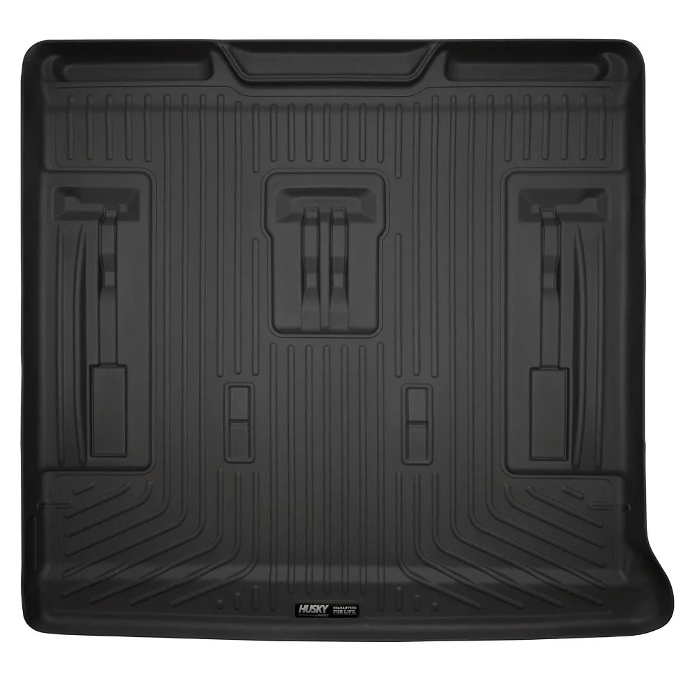 Husky Liners 07-13 GM Escalade/Suburban/Yukon WeatherBeater Black Rear Cargo Liners - Husky Liners HSL28251