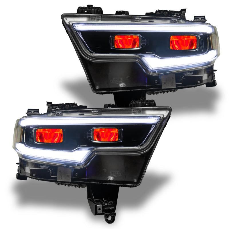 Oracle 19-21 RAM 1500 RGB Headlight Demon Eye Kit - LED Projector - ColorSHIFT w/o Controller-Headlights-ORACLE Lighting