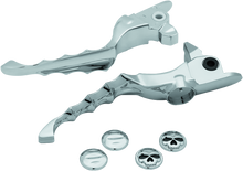 Load image into Gallery viewer, KUR1984-Kuryakyn Zombie Lever Set 17-Up Touring Chrome-Levers-Kuryakyn
