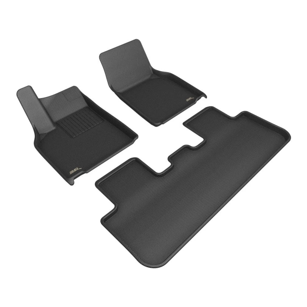 3D MAXpider 2026 Tesla Model Y Juniper Kagu 1st & 2nd Row Floormats - Black - 3D MAXpider ACEL1TL05401509