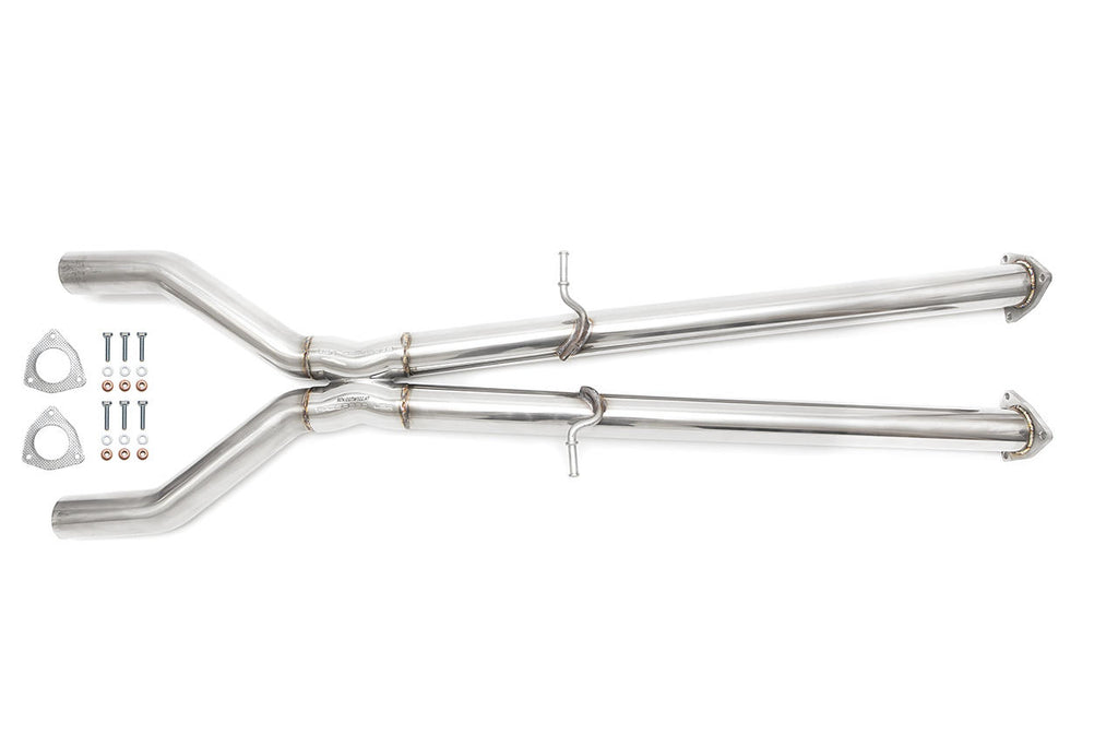 FS.BEN.CGTW122.XP-Fabspeed Bentley Continental GT/ GTC/ GT SPEED Resonator delete X-Pipe (2003-2018)-Fabspeed Motorsport