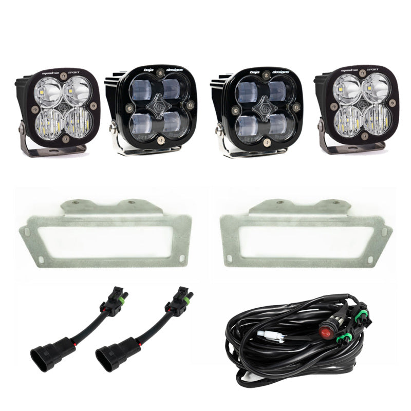 Baja Designs 09-12 Ram 2500/3500 Fog Pocket Kit - White-Fog Lights-Baja Designs