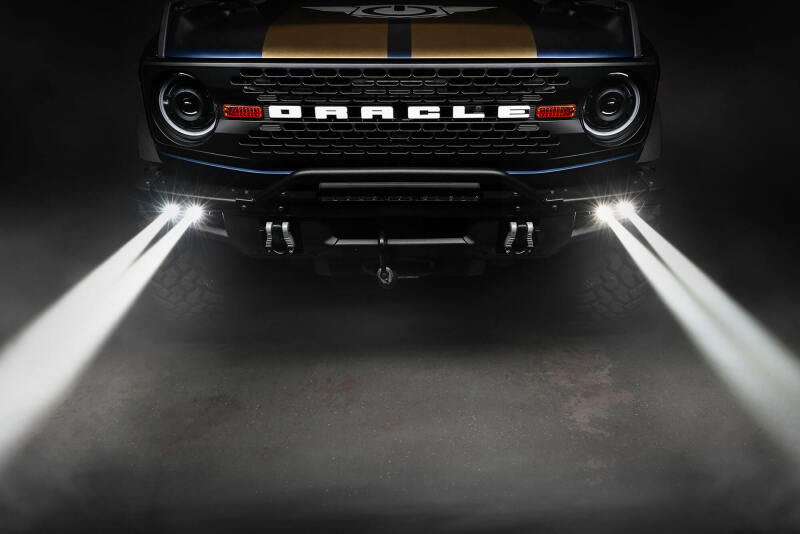 ORL5928-LZZ-001-Oracle Lighting 21-24 Ford Bronco Off Road Laser and LED Fog Light Kit for Steel Bumper SEE WARRANTY-Fog Lights-ORACLE Lighting