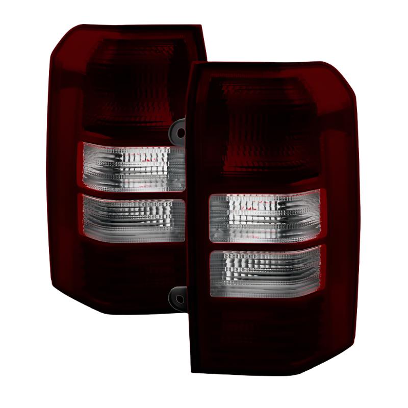 Xtune Jeep Patriot 08-13 OEM Tail Lights -Red Smoked ALT-JH-JPA08-OE-RSM-Tail Lights-SPYDER