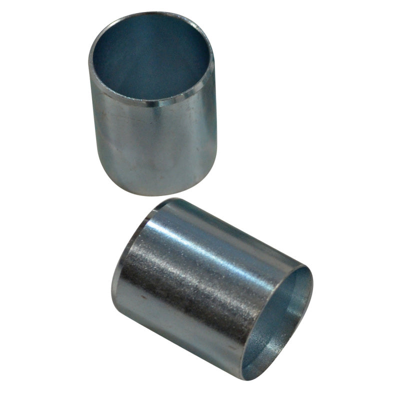 Two large SPC Performance wheel centering sleeves shown side by side, product studio shot