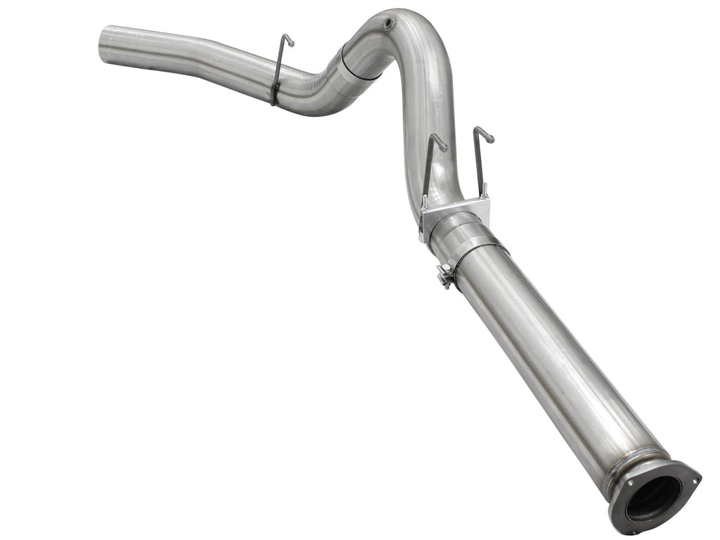 aFe aFe MACHForce XP Exhaust 5in DPF-Back Stainless Steel Exhaust 2015 Ford Turbo Diesel V8 6.7L No Tip