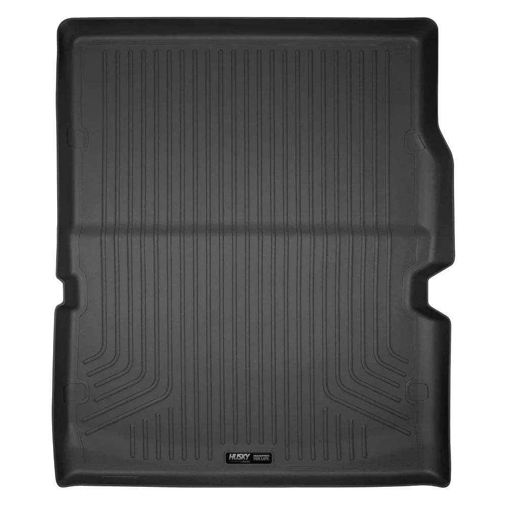 Husky Liners 11-22 Dodge Durango WeatherBeater (Over Folded 3rd Row) Black Rear Cargo Liner - Husky Liners HSL20421