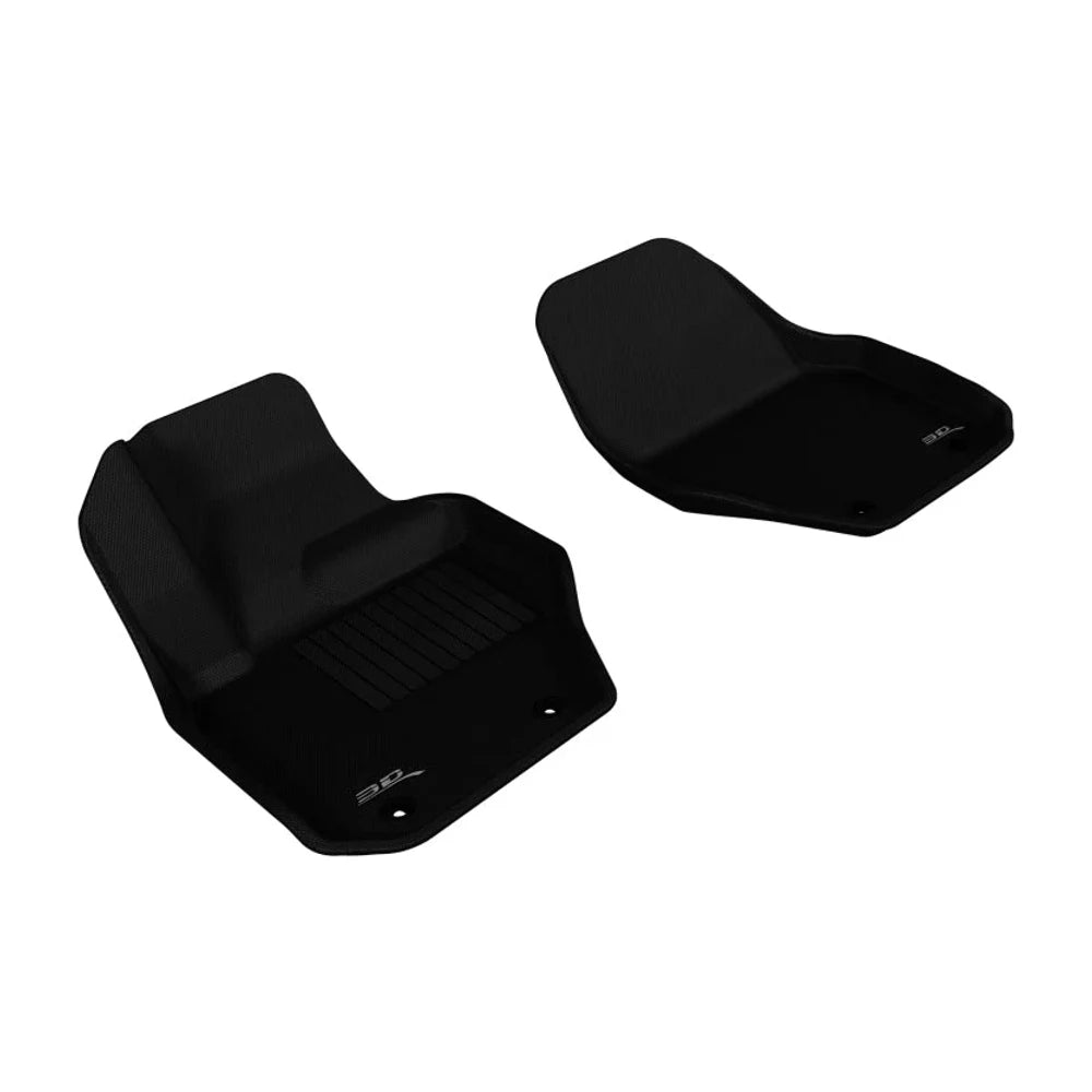3D MAXpider 2010-2018 Volvo XC60/S60/V60 Kagu 1st Row Floormat - Black - Black Ops Auto Works
