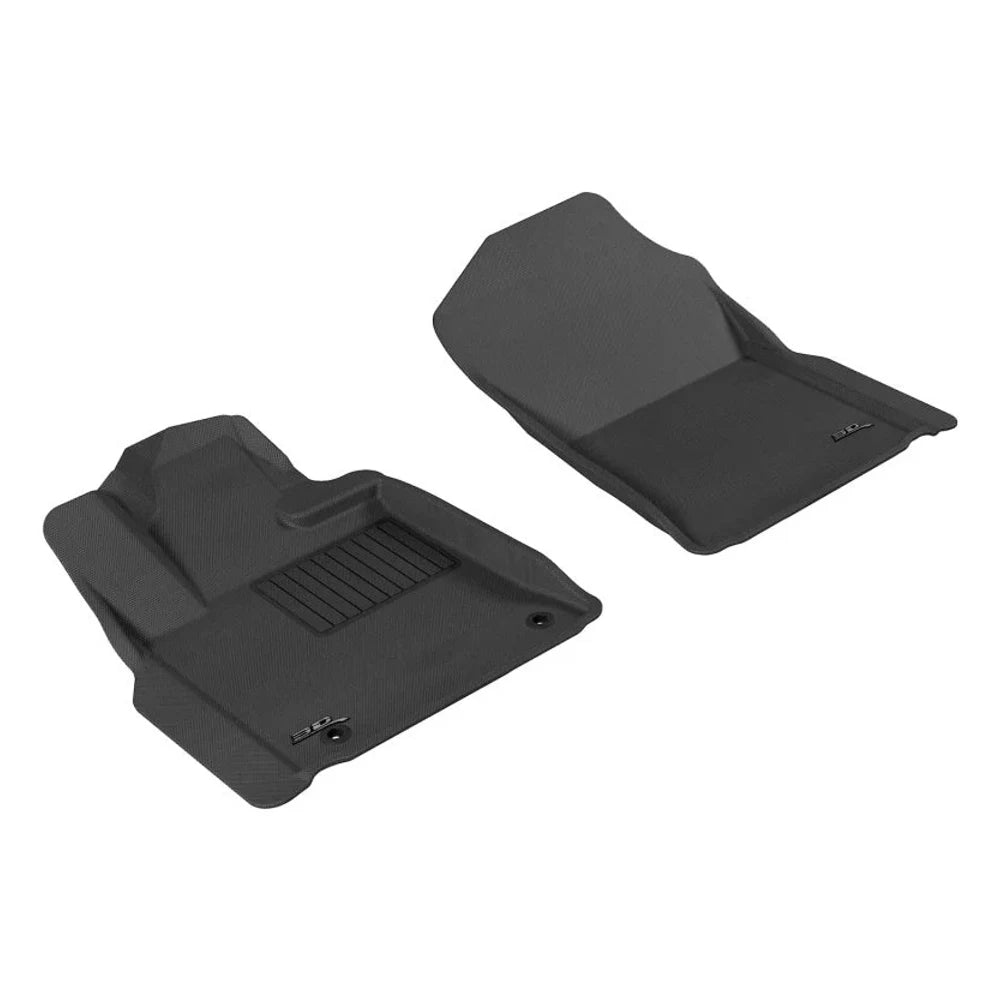 3D MAXpider 2012-2020 Toyota Tundra Reg/DBL/Crewmax/Sequoia Kagu 1st Row Floormat - Black - Black Ops Auto Works