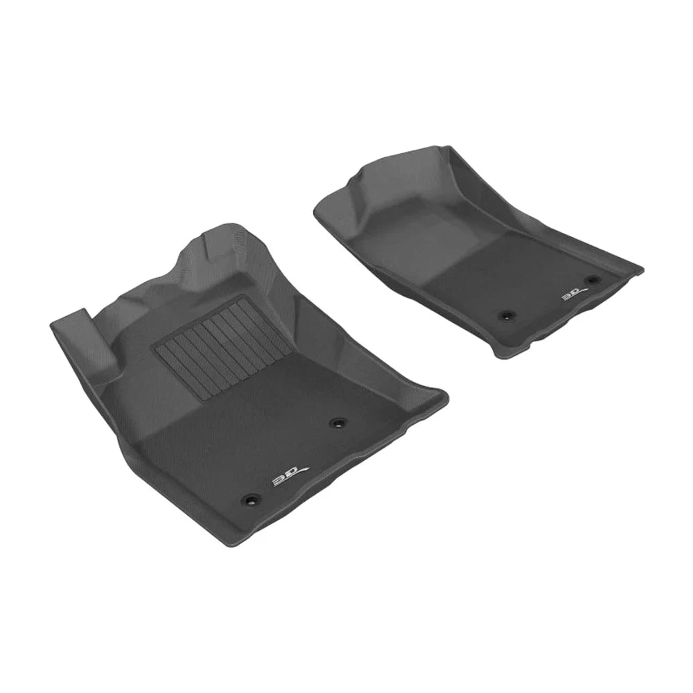 3D MAXpider 2005-2011 Toyota Tacoma Reg/ACS/DBL Cab Kagu 1st Row Floormat - Black - Black Ops Auto Works