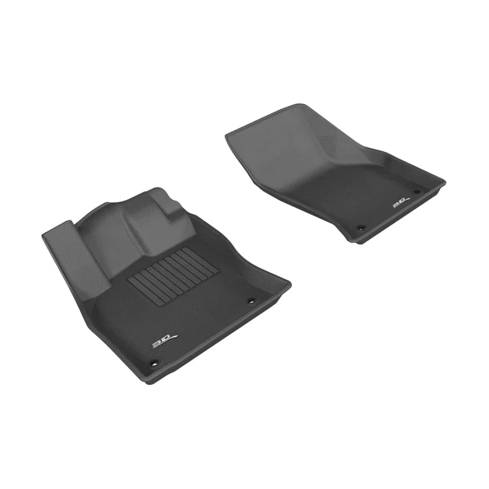 3D MAXpider 2015-2020 Audi A3/A3 Sportback E-Tron/RS3/S3 Kagu 1st Row Floormat - Black - Black Ops Auto Works