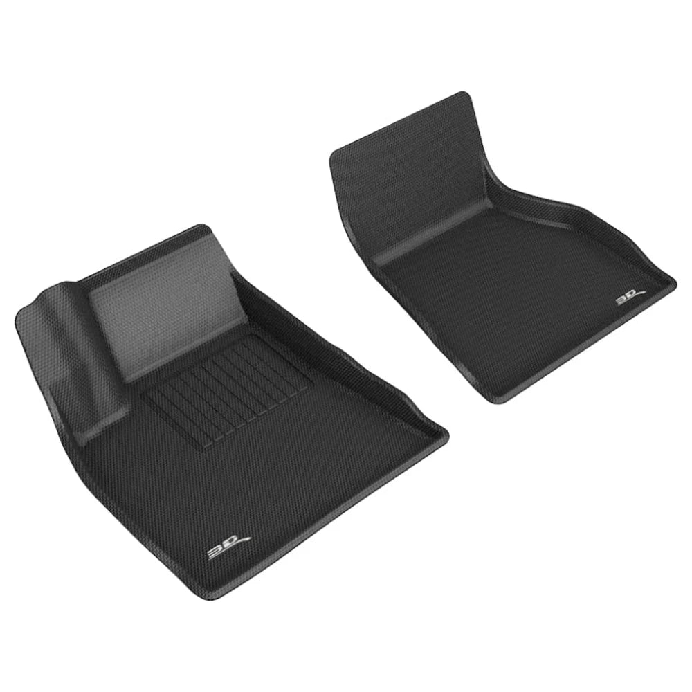 3D MAXpider 2015-2020 Tesla Model S Kagu 1st Row Floormat - Black - Black Ops Auto Works