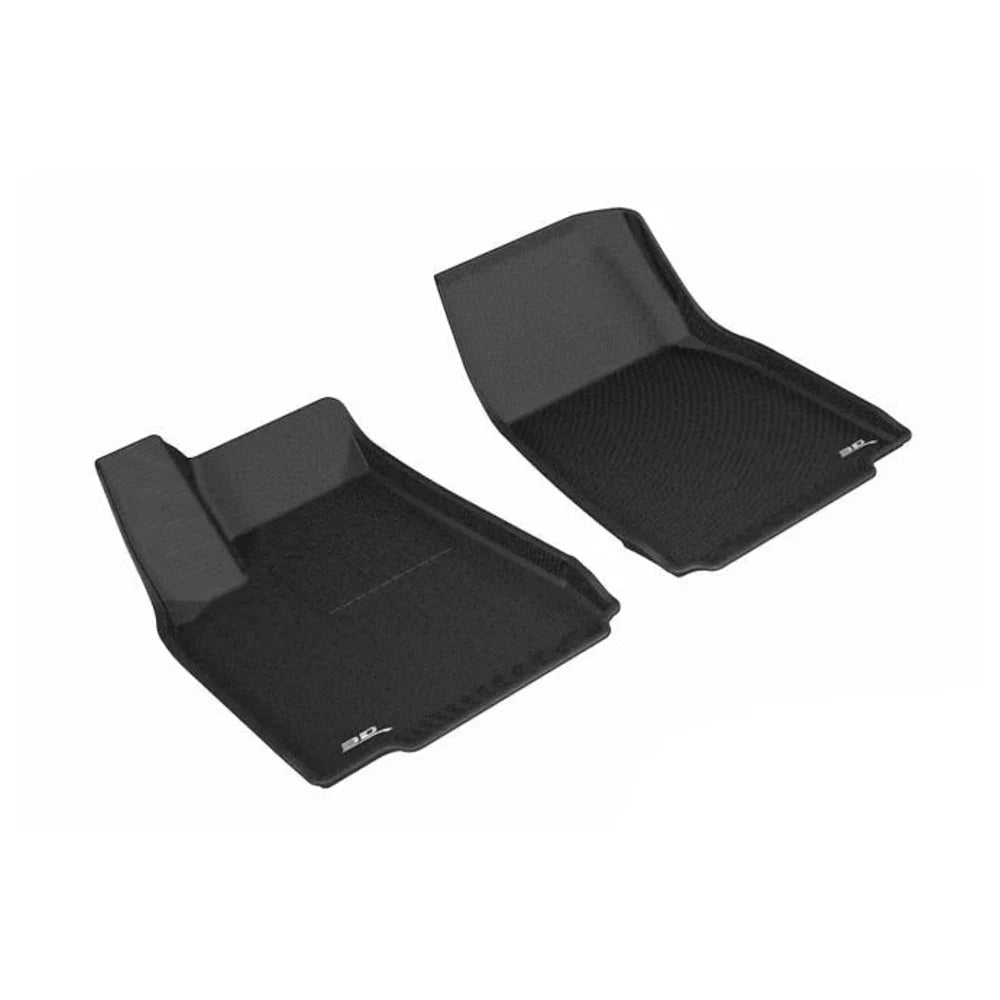 3D MAXpider 2016-2020 Tesla Model X Kagu 1st Row Floormat - Black - Black Ops Auto Works