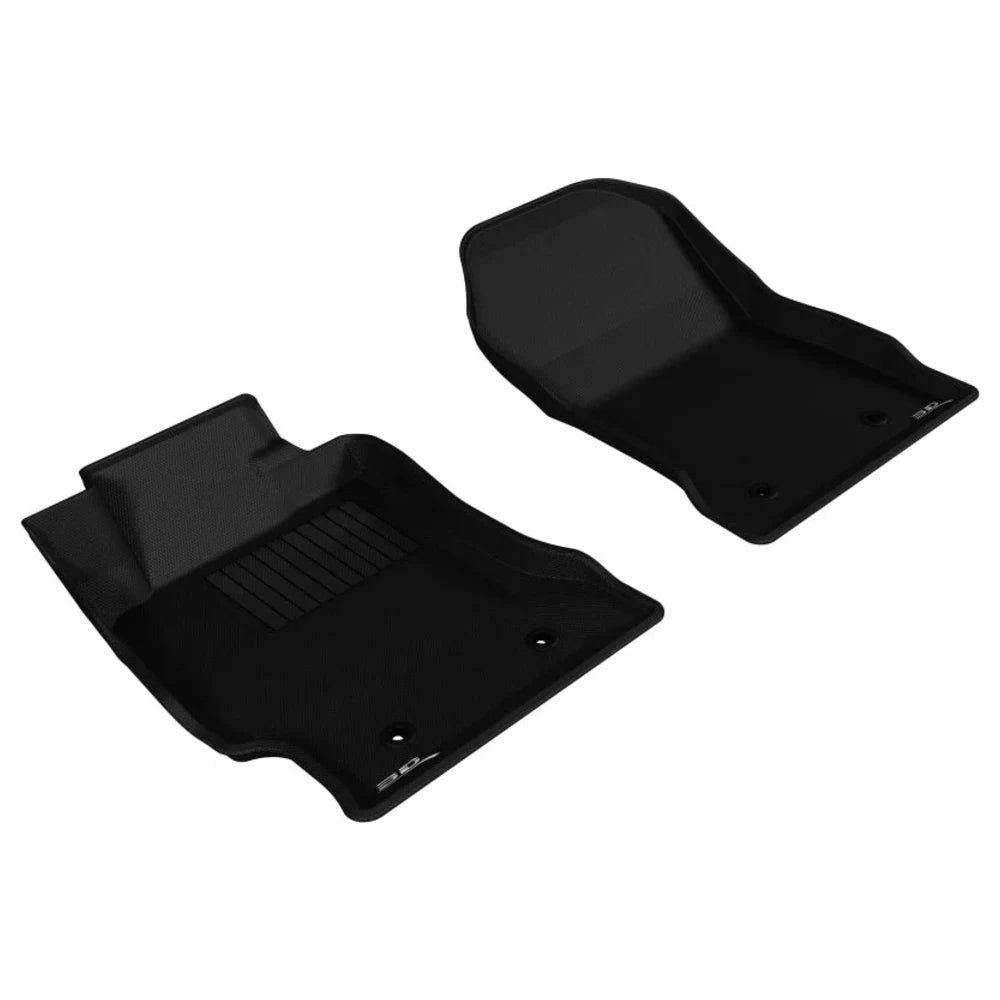 3D MAXpider 2013-2019 Toyota/Subaru/Scion FR-S Kagu 1st Row Floormat - Black - Black Ops Auto Works