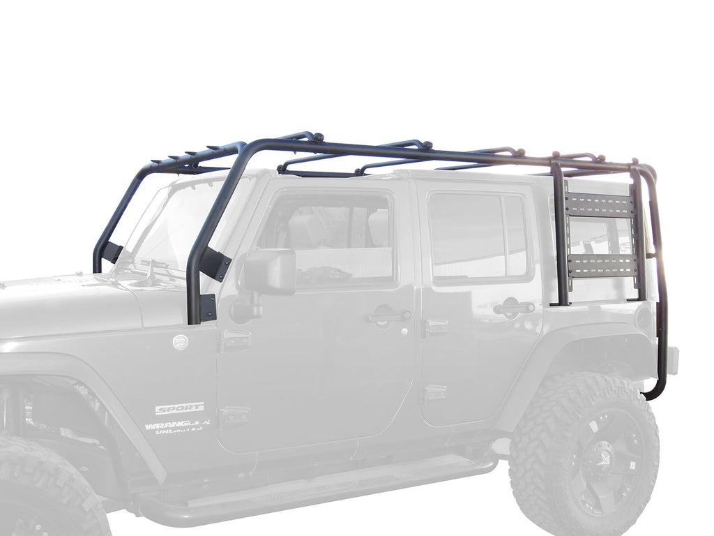 -Body Armor 4x4 07-18 Jeep Wrangler JK 4dr Roof Rack Frame Crossbars/Rails-Roof Rack-Body Armor 4x4