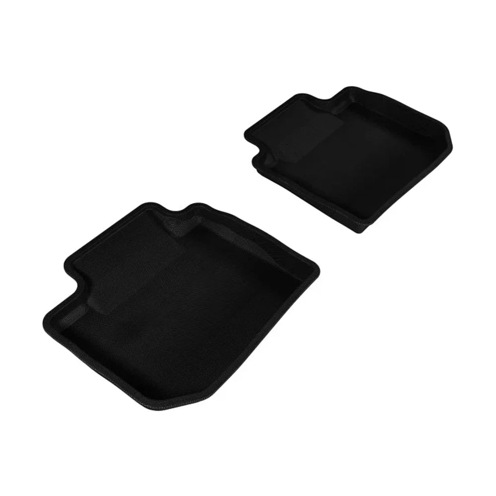 3D MAXpider 2012-2019 Subaru Impreza/XV Crosstrek/WRX/Sti Kagu 2nd Row Floormats - Black - Black Ops Auto Works