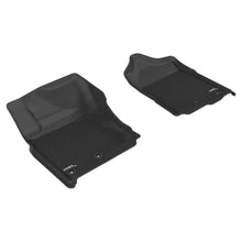 Load image into Gallery viewer, 3D MAXpider 2016-2019 Nissan Titan Crew Cab Kagu 1st Row Floormat - Black - Black Ops Auto Works