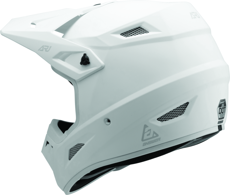 ANS446259-Answer AR1 Solid Helmet White - XS-Helmets and Accessories-Answer