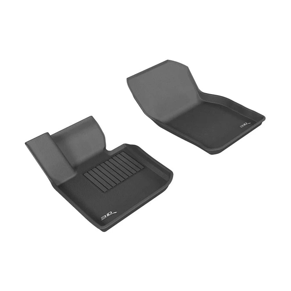 3D MAXpider 2014-2019 Mini Hardtop 2-Door/Convertible Kagu 1st Row Floormat - Black - Black Ops Auto Works