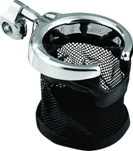 Load image into Gallery viewer, KUR1475-Kuryakyn Drink Holder With Basket 1-1/4in Mount Chrome-Cup Holders-Kuryakyn
