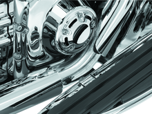 Load image into Gallery viewer, KUR9196-Kuryakyn Bridge The Gap Heat Shield 93-08 Touring Models Chrome-Heat Shields-Kuryakyn
