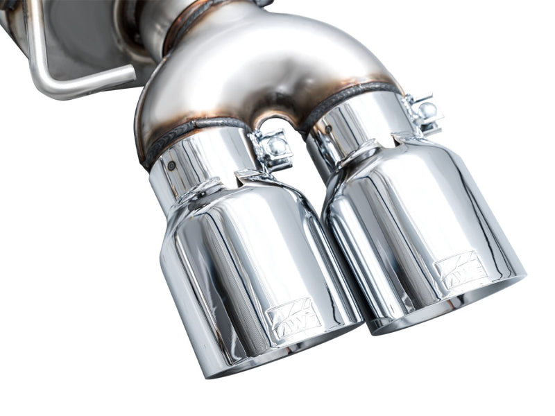 AWE3015-42103-AWE Tuning 19-23 Audi C8 S6/S7 2.9T V6 AWD Touring Edition Exhaust - Chrome Silver Tips-Catback-AWE Tuning