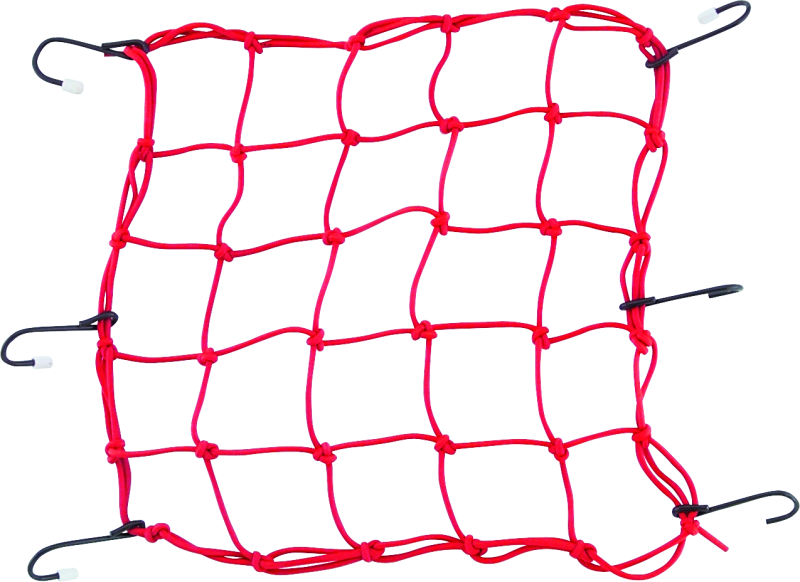 BKM100008-BikeMaster Stretch Net - Red-Cargo Tie-Downs-Bike Master