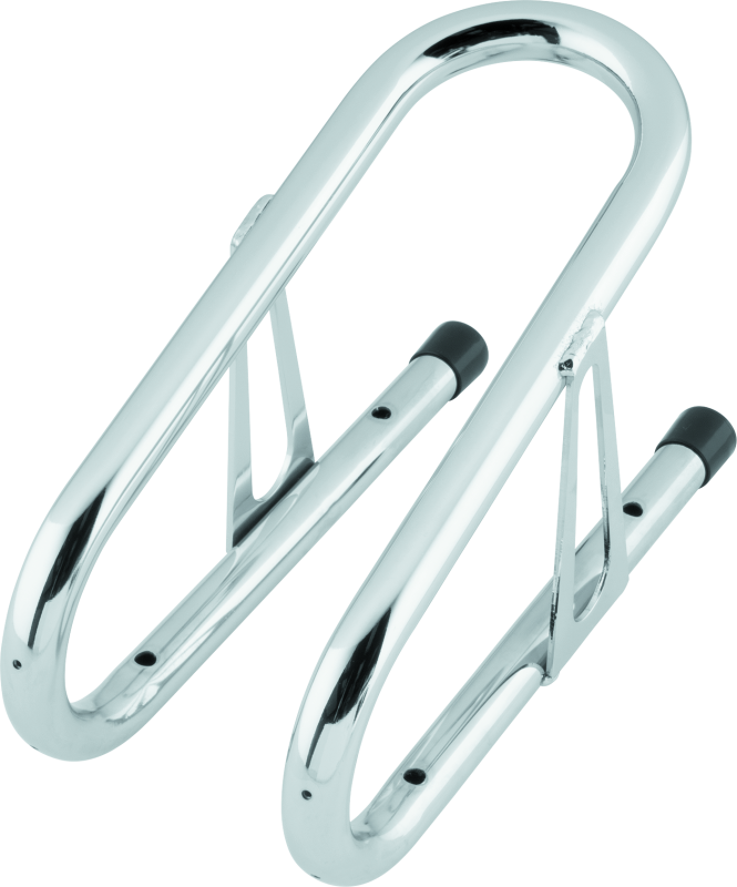 BKM152273-BikeMaster 3-1/2in Wheel Chock Chrome-Wheel Accessories-Bike Master